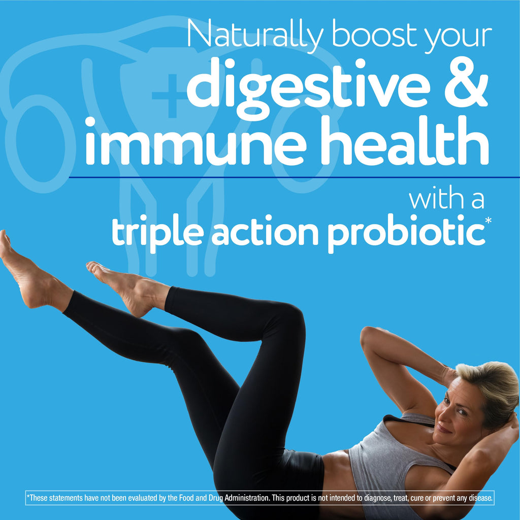 Florajen Women's Complete Triple-Action Prebiotic + Probiotic + Postbiotic for Digestive & Immune Support, Fast-Acting Relief from Constipation & Bloating, Gluten-Free, Vegan, Non-GMO, 30-Count