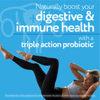 Florajen Women's Complete Triple-Action Prebiotic + Probiotic + Postbiotic for Digestive & Immune Support, Fast-Acting Relief from Constipation & Bloating, Gluten-Free, Vegan, Non-GMO, 30-Count