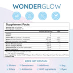 WONDERCOW Hair Skin and Nails Vitamins w/Bovine Colostrum, Collagen, Hyaluronic Acid, Biotin, Zinc, & Lactoferrin┃Supports Faster Hair Growth, Stronger Nails and Glowing Skin (30 Servings, Capsule)