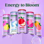 Bloom Nutrition Zero Sugar Energy Drink, Apple Crisp, 12oz 12pk