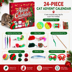 Cat Advent Calendar 2026, 24 Days Assorted Interactive Toys for Indoor Cats