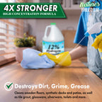 Nature's Freedom 12% Hydrogen Peroxide, Food Grade H2O2 and Purified Water Only, 8 Gallons