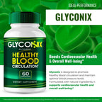 Glyconix Blood Optimizer Capsules, Official Glyconix Advanced Blood Formula Supplement Pills - Maximum Strength, All Natural Healthy Circulation & Stable Levels, Glyco Nix Health Reviews (3 Pack)
