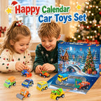 HozHoy Advent Calendar 2026 Kids Boys, 24 Days Toy Cars for Christmas, Blue