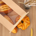 Moretoes 20pcs Bread Bags for Homemade Bread with Tab, 13.7x8.3x3.5In