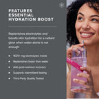 Isagenix Hydrate - Superior Hydration with 1625+ mg of Essential Electrolytes - No Added Sugar - Raspberry Flavor - 0.2 oz Sticks - 24 Servings