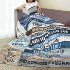 Gifts for Mom, Anniversary Birthday Gifts for Mom, Blanket to Mom from Daughter Son, Presents for Mother's Day,Christmas, Valentines, Soft Flannel Throw Blanket Bed Blanket (50x60)