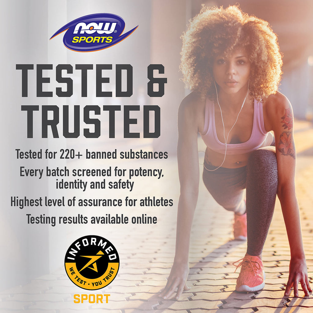 NOW Foods Sports Nutrition, Beta-Alanine 750 mg, Delays Muscle Fatigue*, Endurance*, 120 Veg Capsules