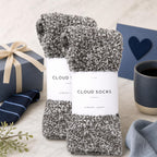 Unboxme Gifts Premium Mens Fuzzy Cloud Socks - Cozy Slippers Socks for Men