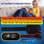 Sticro Adjustable Shoulder Support Brace, Neoprene Massager for Shoulder Pain, Injury, Arthritis