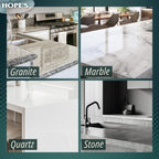 HOPE'S Perfect Granite & Marble Countertop Cleaner Refill, Stain Remover and Polish, Streak-Free, Ammonia-Free, 67.6 Ounce, Pack of 1