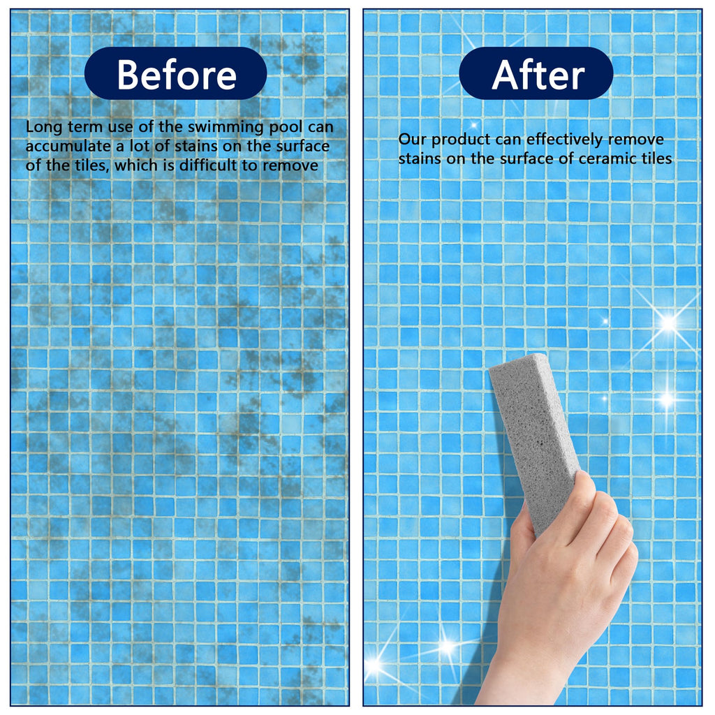 Adnee 20 Pcs Pools Pumice Stone - Pool Cleaning Block Swimming Pumice Pool Tile Stone for Pools & Spa Tile, Grout & Concrete Cleaning