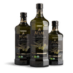 A ATLAS OLIVE OILS Organic Cold Press Extra Virgin Olive Oil with Polyphenol Rich, Newly Harvested Unprocessed from One Single Family Farm Cold Press Ext. Virgin 34 Fl Oz (Pack of 1)