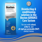 Boston Advance Conditioning Solution, Conditions & Wets Rigid Gas Permeable (RGP) Lens for Comfortable Wear, 3.5 Fl Oz (Pack of 2)
