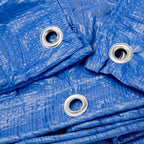 Grizzly Tarps by B-Air 20' x 30' Large Multi-Purpose Waterproof Heavy Duty Poly Tarp with Grommets Every 36", 8x8 Weave, 5 Mil Thick, for Home, Boats, Cars, Camping, Protective Cover, Blue