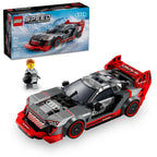 LEGO Speed Champions Audi S1 e-tron Quattro Race Car Toys - Building Toys for Kids, Boys & Girls, Ages 9+ - Design Details & 1 Minifigure - Car Model Kit Birthday Gift - 76921