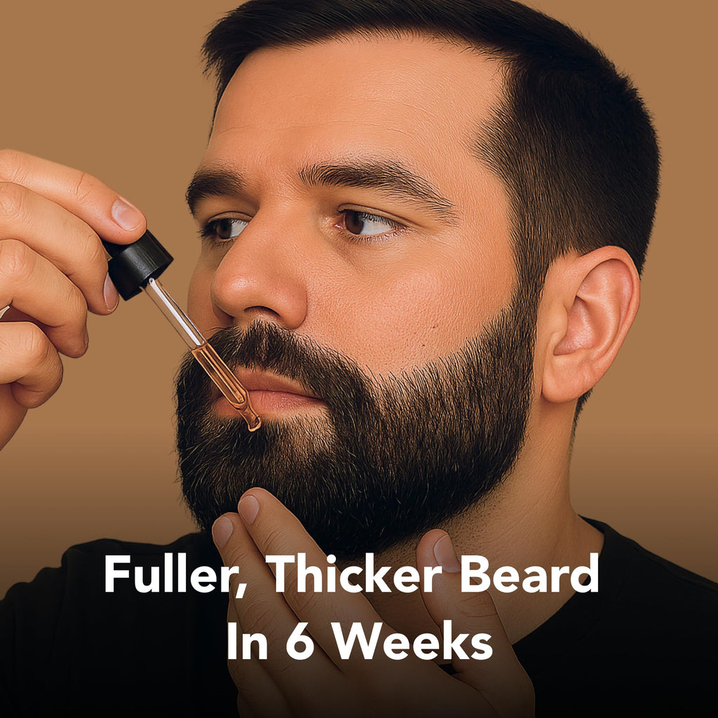 Beard Growth Oil for Men (30ml) Activate Hair Roots for Fuller & Thicker Beard, Mustache Grow Oil - Facial Hair Growth for Men