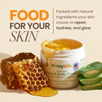 Hydrating Face Moisturizer & Body Cream with Manuka Honey Cream - Organic Face Moisturizer with Honey for Extremely Dry Skin - for Dry & Itchy Skin, Rosacea & Eczema Prone Skin 2oz