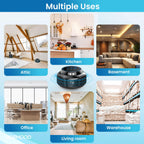 Ultrasonic Pest Repellent Plug-in, Electronic Mouse Traps & Insect Repellent, Pest Control for Rodent, Roach, Ant, Squirrel, Spider, Bugs, Mouse, Rat, Bat for Home, Office, Warehouse Black 2 Pack