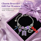 CelyBoutique ARMY-Inspired Stainless Steel Bracelet Adjustable Lobster Clasp Chain K pop Fan Jewelry Friendship & Motivational Gift for Women