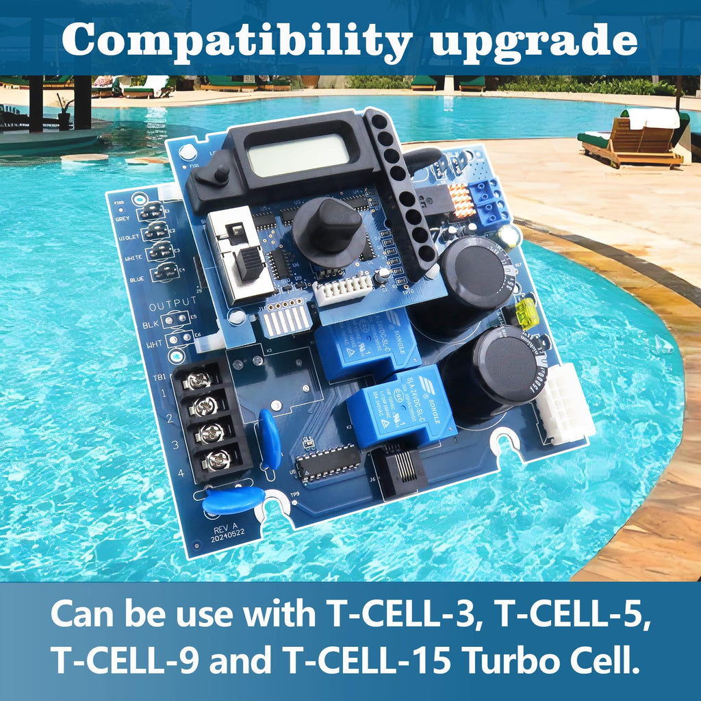 GLX-PCB-RITE Main Circuit Board &GLX-PCB-DSP Display Board Compatible with Hayward Goldline Aqua Rite Salt Chlorine Generators