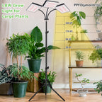 LBW Grow Light for Indoor Plants, 642 LEDs Grow Light with Stand
