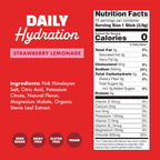 WaterBoy - Daily Hydration, Strawberry Lemonade, Sugar Free Electrolytes Powder Drink Mix - 15ct Hydration Packets