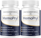 (2 Pack) Memopryl Capsules - MemoPryl Support Advanced Formula, Daily Memo Pryl Pills All Natural Ingredients Premium Formula Vitamins for Overall Health & Wellness Reviews, 120 Capsules for 2 Months