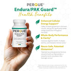PERQUE Endura/Pak Guard 60 Capsules – Muscle Function & Energy – Non-GMO, Gluten-Free, Vegetarian – 60 Count