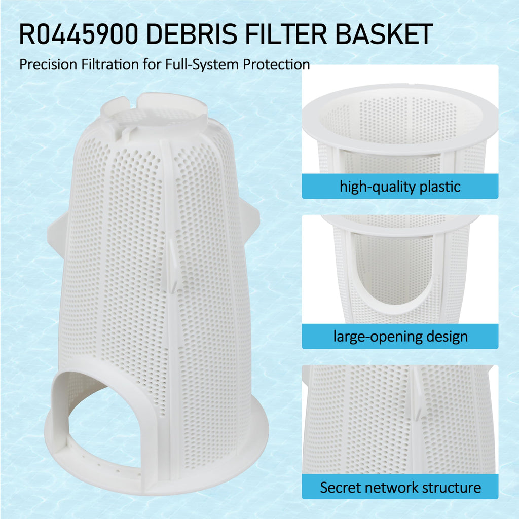 Uietuc R0445900 Debris Filter Basket Replacement for Jandy SHPF/SHPM/JEP/Stealth/ePump Pool and Spa Pumps