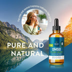 WoldoHealth DMSO 70% with Demineralized Water 30% - Pharmaceutical Grade Glass Bottle 3.38oz with Dropper