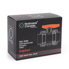 HYDROSEAL Kaplan 1’’ PVC True Union Ball Valve with Full Port, ASTM F1970, EPDM O-Rings and Reversible PTFE Seats, Rated at 200 PSI @73F, Gray, 1 inch Socket (1 inch)