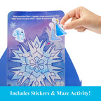 Mattel Disney Frozen Anna Fashion Doll Set, Spin & Reveal with 11 Surprises Including 5 Accessories, 5 Stickers & Play Scene, Inspired by Disney Movie