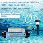 Bootuu Flow Switch for Intellichlor Ic40, 520736 Intellichlor Flow Sensor Switch Replacement Kit, for IC15, IC20, IC40, IC60 Salt Chlorinator Systems