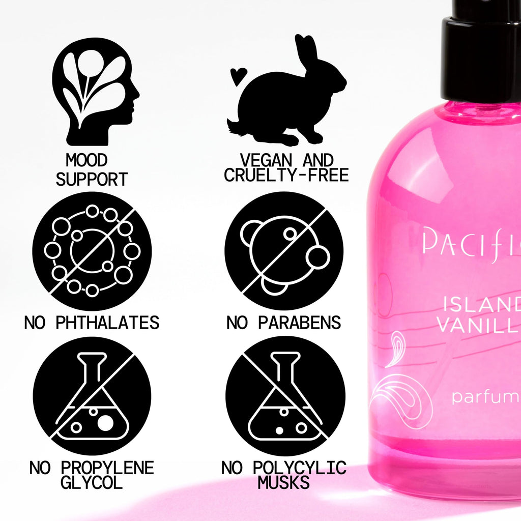 Pacifica Beauty Island Vanilla Spray Perfume ��� Sweet Tropical Vanilla Gourmand Scent, Long Lasting Everyday Signature Fragrance for Women, Non-Toxic, Vegan, Cruelty-Free Clean Perfume 2oz