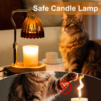 vankada Candle Warmer Lamp with Timer Dimmable, Gold Gift Wax Warmer Lamps