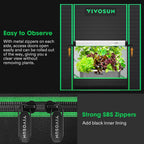 VIVOSUN Small Grow Tent for Aerogarden 20"x14"x21" Mylar Tent