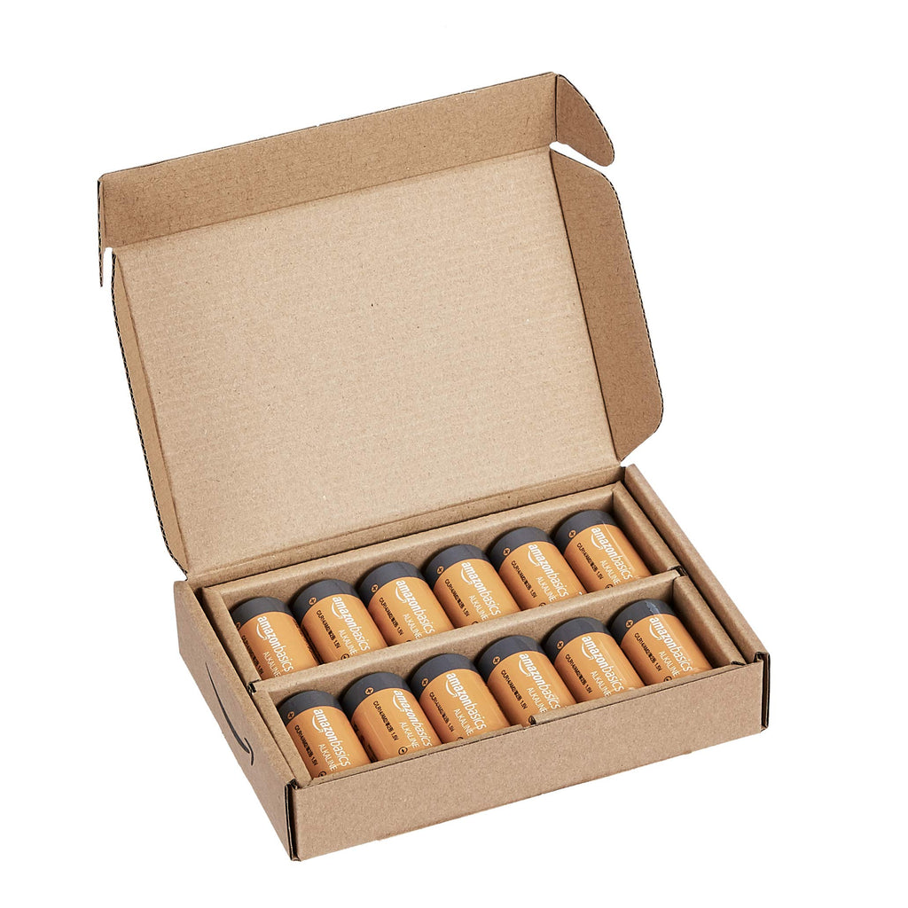 Amazon Basics C Cell All-Purpose Alkaline Batteries, Long-lasting Power, 5-Year Shelf Life, 16 Pack Of 12 Count, 192 Count Total