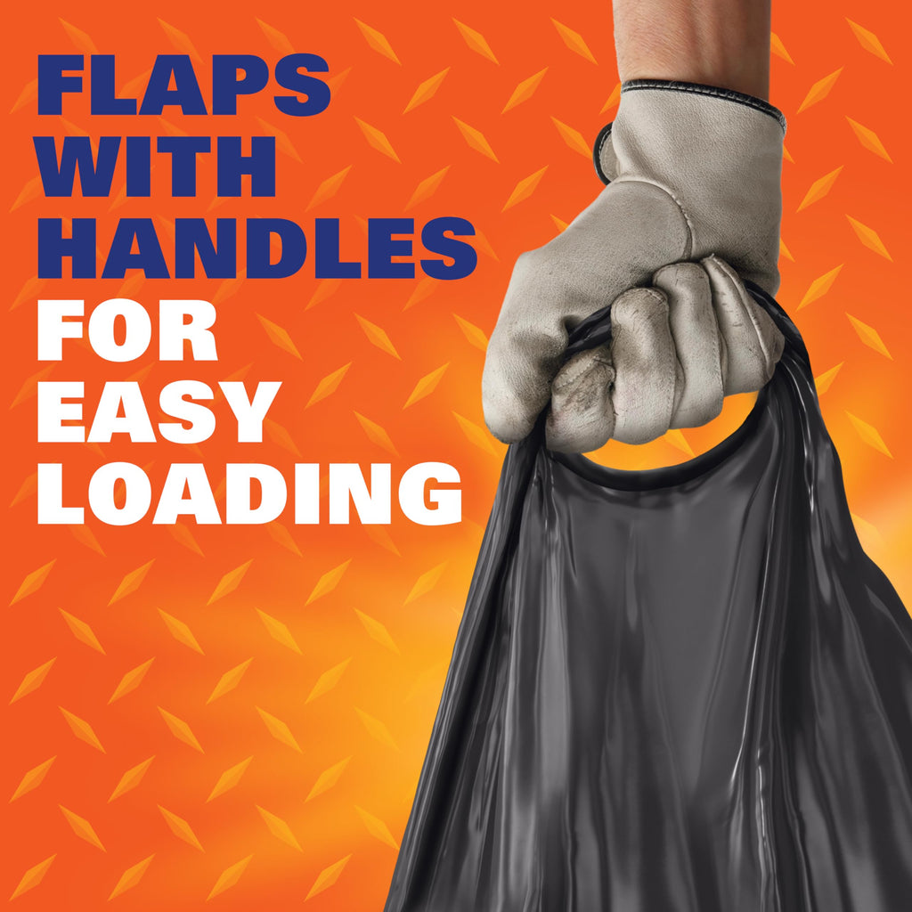 Hefty Heavy Duty Trash Bags, Large | 42 Gallon | For Contractors | 26 Count, Pack of 2