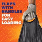 Hefty Heavy Duty Trash Bags, Large | 42 Gallon | For Contractors | 26 Count, Pack of 2