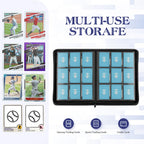 TCGUARD Trading Card Binder, 9 Side Loading Pocket Card Album Hold Up to 540 Cards, Zipper Binder for Cards Collection, TCG Card Holder for Game Card, Sports Card, Yugioh, MTG etc. (Light Blue)