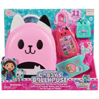Gabby's Dollhouse, Gabby Girl On-The-Go Travel Set, Pretend Play Travel Toys, Toy Passport, Toy Phone and Compass Charm, Kids Toys for Girls & Boys 3+