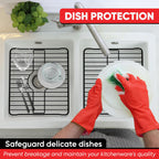 Better Houseware Sink Protectors for Kitchen Sink, Protective Metal Grid, 12x10.25x1 inches, Black Kitchen Sink Mat to Shield Sink Base from Scratches, Rust-Resistant Coating, S