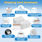 110-Pack Card Shipping Envelopes - 7 x 4.35 Inches Trading Cards Self-Adhesive Mailers, Perfect Fit for Semi-Rigid Sleeves, Toploaders & Ding Defend Protectors - Hobby Mailing Supplies