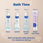 Mustela Gentle Cleansing Gel - Baby Wash for Delicate Skin and Hair - Newborn-Safe Cleanser - Crafted with Natural Avocado Perseose - Various Sizes - 16.90 fl. oz.