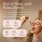 Apothékary Wine Down, Relaxation & Sleep Support Liquid Herbal Drops, Alcohol-Free, Clinically-Tested, Certified Gluten-Free, Certified Vegan & Cruelty-Free, Third Party Tested, 1 oz, 30 Servings