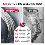 ARCCAPTAIN Mild Steel TIG Welding Rod ER70S-6, Welding Wire Filler Rod, 1/16" X 16", 5LB