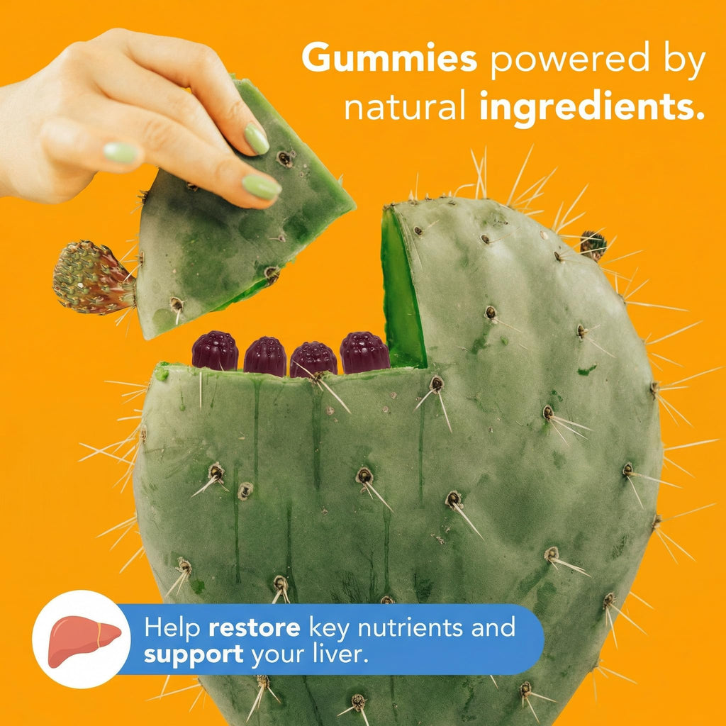 Toast! Before You Drink Gummies - Alcohol & Liver Support Supplement for Drinking & Better Morning - Recovery, Relief & Detox - L-Cysteine, Milk Thistle, Ginseng, Vitamins - Cherry Flavor - 10 Packs