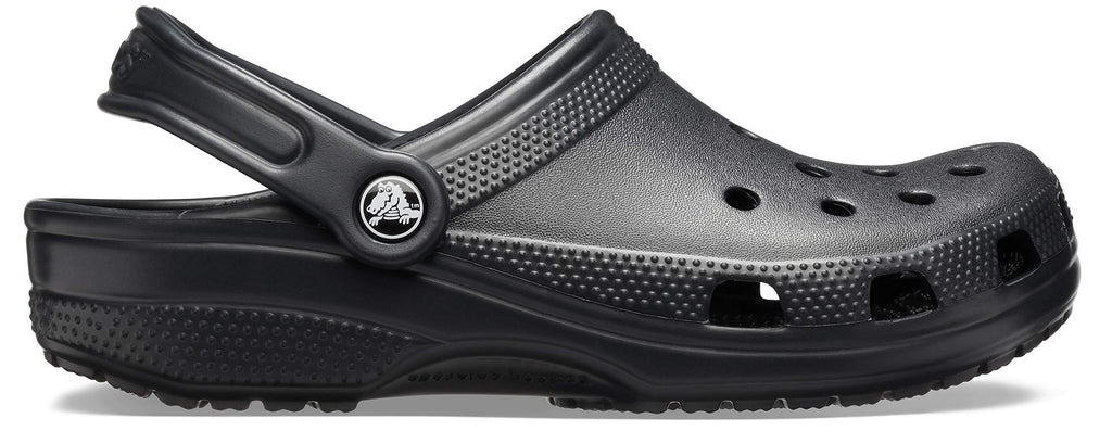 Crocs Unisex-Adult Classic Clog, Black, 9 Women/7 Men