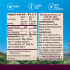 WishGarden Herbs Growing Pains Ache Away for Kids, Organic Herbal Tincture with Turmeric & Willow Bark, Natural Muscle Relaxer & Leg Cramp Relief, Calms with Chamomile & Skullcap, Liquid Drops, 2oz